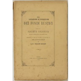 Della locazione e conduzione dei fondi rustici