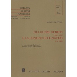 Gli ultimi scritti 1980 - 1982 e la lezione di congedo 6. V. 1982.