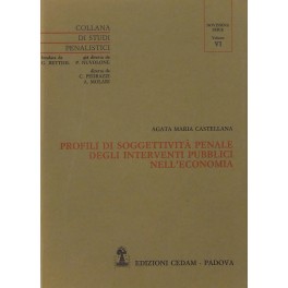 Profili di soggettività penale degli interventi pubblici nell'economia