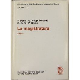 La Magistratura. Tomo IV - Art. 111-113