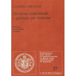 Divisione contrattuale e garanzia per evizione