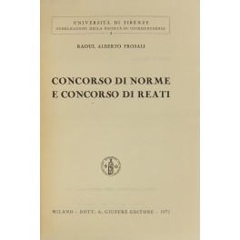 Concorso di norme e concorso di reati