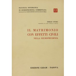 Il matrimonio con effetti civili nella giurisprudenza