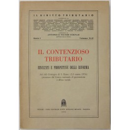 Il contenzioso tributario