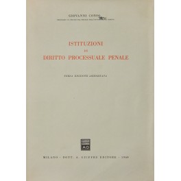 Istituzioni di diritto processuale penale