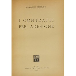 I contratti per adesione