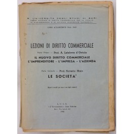 Lezioni di diritto commerciale. Parte prima (Lefeb