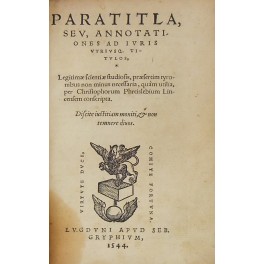 Paratitla seu Annotationes ad iuris utriusque titulos