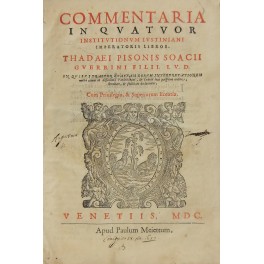 Commentaria in quatuor Institutionum Iustiniani imperatoris libros