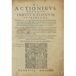 De actionibus titulus Institutionum Iustiniani, tertiam