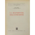 La riapertura dell'istruzione