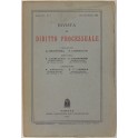 Rivista di Diritto Processuale. Annata 1954.