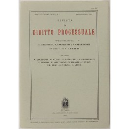 Rivista di Diritto Processuale. Annata 1997