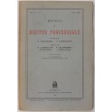 Rivista di Diritto Processuale. Annata 1949.