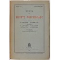 Rivista di Diritto Processuale. Annata 1951.