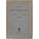 Rivista di Diritto Processuale Civile. Annata 1931. 