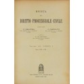 Rivista di Diritto Processuale Civile. Annata 1930. 