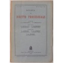 Rivista di Diritto Processuale. Annata 1962