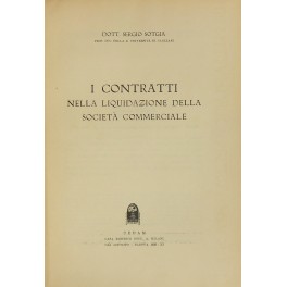 I contratti nella liquidazione della società commerciale