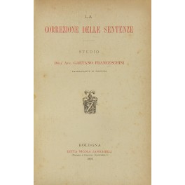 La correzione delle sentenze. Studio