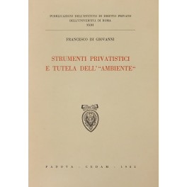 Strumenti privatistici e tutela dell'ambiente