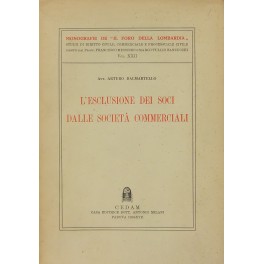 L'esclusione dei soci dalle società commerciali