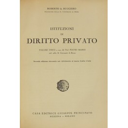 Istituzioni di diritto privato