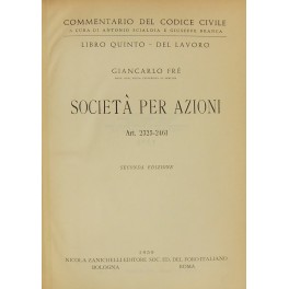 Società per azioni. Art. 2325-2461