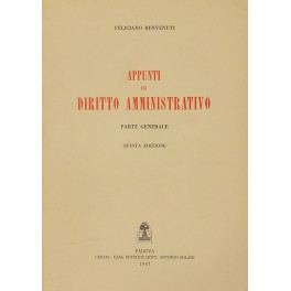 Appunti di diritto amministrativo. Parte generale