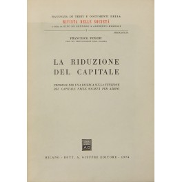 La riduzione del capitale