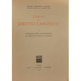 Corso di diritto canonico