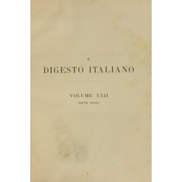 Il Digesto Italiano. Vol. XXII - parte terza - Successione