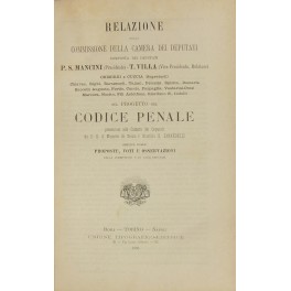 Relazione della Commissione della Camera dei Deputati sul progetto del Codice Penale