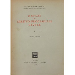 Manuale di diritto processuale civile