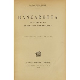 Bancarotta ed altri reati in materia commerciale