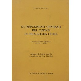 Le disposizioni generali del codice di procedura civile