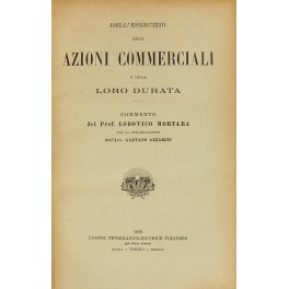 Dell'esercizio delle azioni commerciali della loro durata