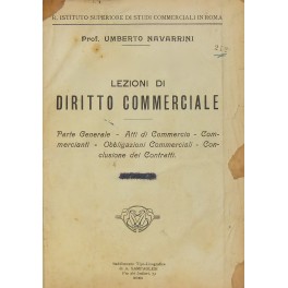 Lezioni di diritto commerciale.