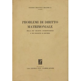 Problemi di diritto matrimoniale