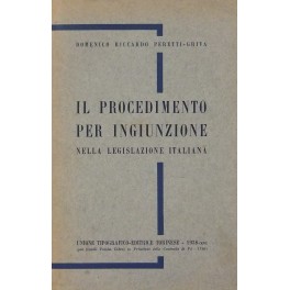 Il procedimento per ingiunzione nella legislazione italiana