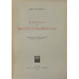 Manuale di diritto fallimentare