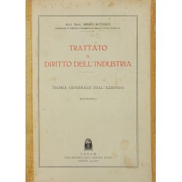 Trattato di diritto dell'industria