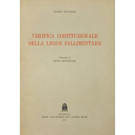 Verifica costituzionale della legge fallimentare