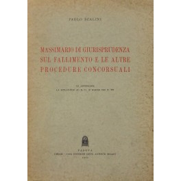 Massimario di giurisprudenza sul fallimento