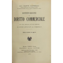 Istituzioni di diritto commerciale