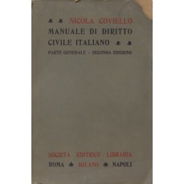 Manuale di diritto civile italiano