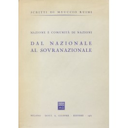 Nazione e comunità di nazioni. Dal nazionale al sovranazionale