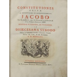 Constitutiones editae ab eminentissimo, et reverendissimo D.D. Jacobo