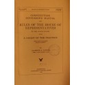 Constitution Jefferson's manual and Rules of the H