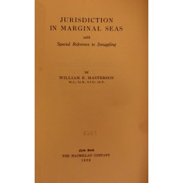 Jurisdiction in marginal seas